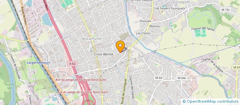 localisation de l'entreprise MONSIEUR JULIEN FRETIGNY  TOULOUSE