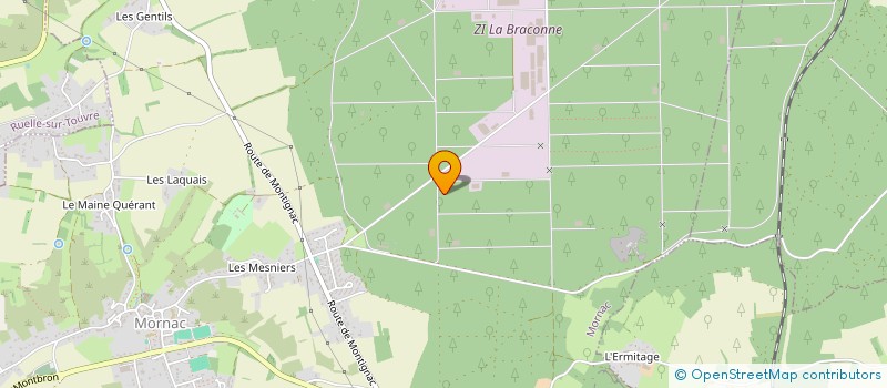 localisation de l'entreprise MONSIEUR JULIEN FREYNET  MORNAC