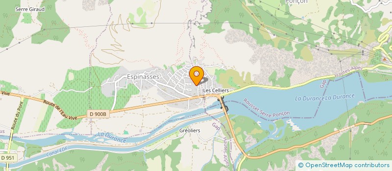 localisation de l'entreprise MONSIEUR JULIEN FRISON  ESPINASSES