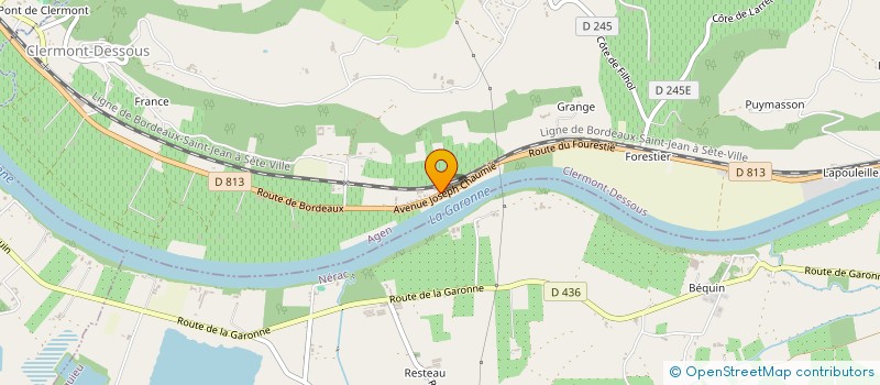 localisation de l'entreprise MONSIEUR JULIEN FRISSON  CLERMONT-DESSOUS