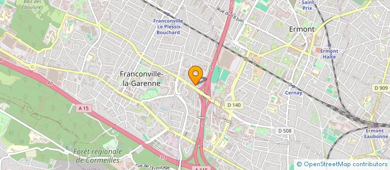 localisation de l'entreprise MONSIEUR JULIEN FROMENT  FRANCONVILLE