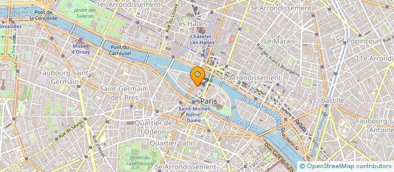 localisation de l'entreprise MONSIEUR JULIEN FROMENTIN  PARIS