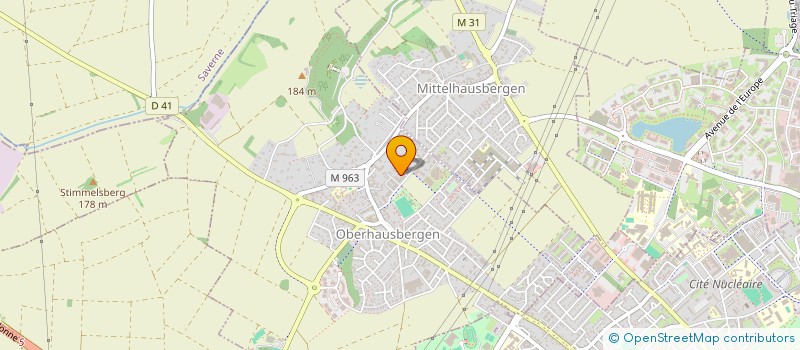 localisation de l'entreprise MONSIEUR JULIEN FUCHS  OBERHAUSBERGEN