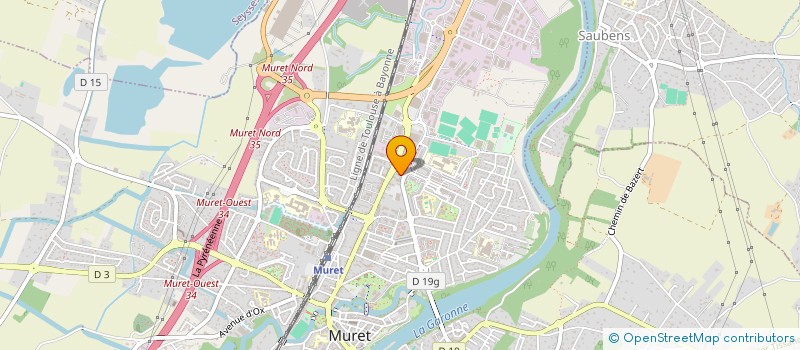 localisation de l'entreprise MONSIEUR JULIEN FUGIER  MURET