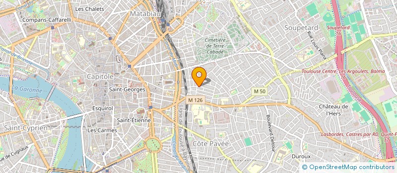 localisation de l'entreprise MONSIEUR JULIEN FURET  TOULOUSE