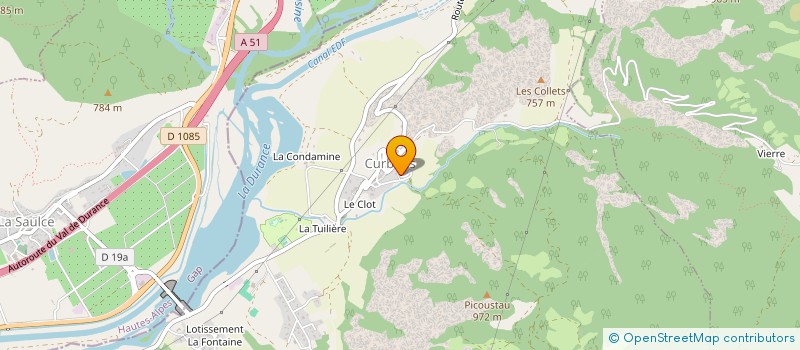 localisation de l'entreprise MONSIEUR JULIEN FURLAN  CURBANS