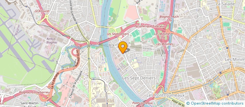 localisation de l'entreprise MONSIEUR JULIEN GABAIG  TOULOUSE