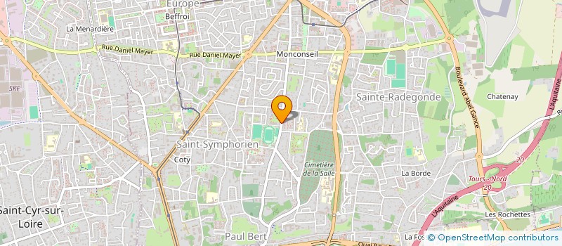 localisation de l'entreprise MONSIEUR JULIEN GABALA  TOURS