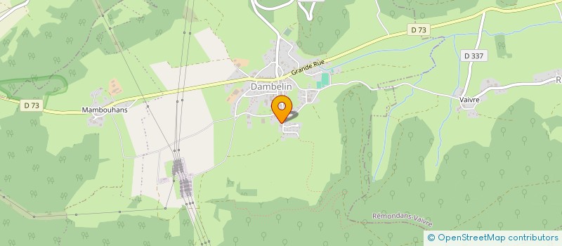 localisation de l'entreprise MONSIEUR JULIEN GABRIEL  DAMBELIN