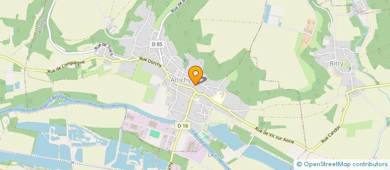 localisation de l'entreprise MONSIEUR JULIEN GABRYSIAK  ATTICHY