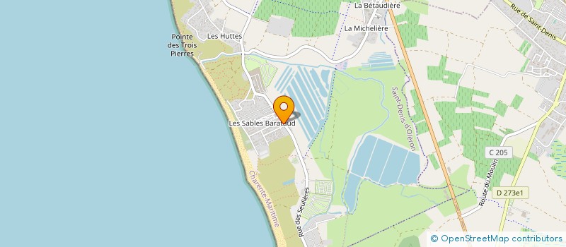 localisation de l'entreprise MONSIEUR JULIEN GADET  SAINT-DENIS-D'OLERON