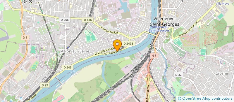 localisation de l'entreprise MONSIEUR JULIEN GAIGNEBET  ABLON-SUR-SEINE