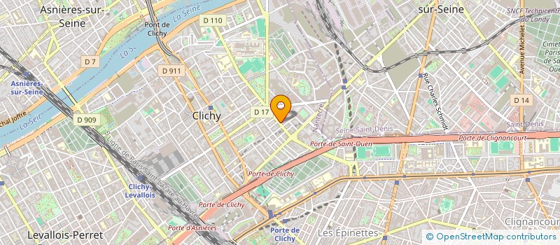 localisation de l'entreprise MONSIEUR JULIEN GAILLARD à CLICHY