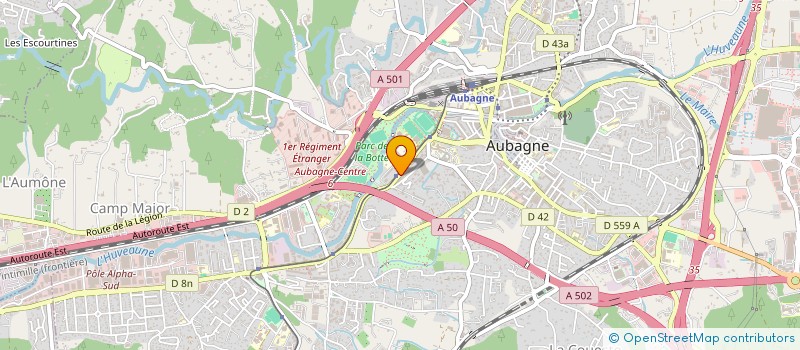 localisation de l'entreprise MONSIEUR JULIEN GAILLARD  AUBAGNE