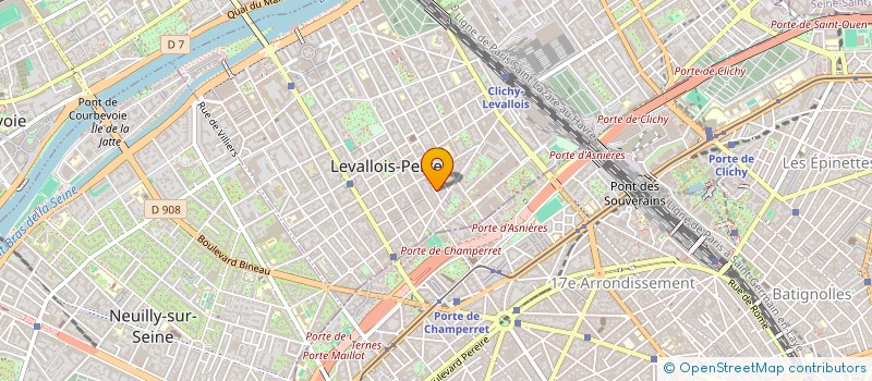 localisation de l'entreprise MONSIEUR JULIEN GAIMARD à LEVALLOIS-PERRET