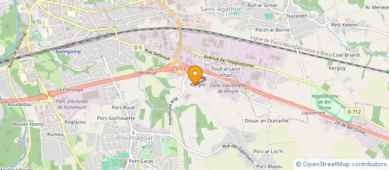 localisation de l'entreprise MONSIEUR JULIEN GALARDON  PLOUMAGOAR