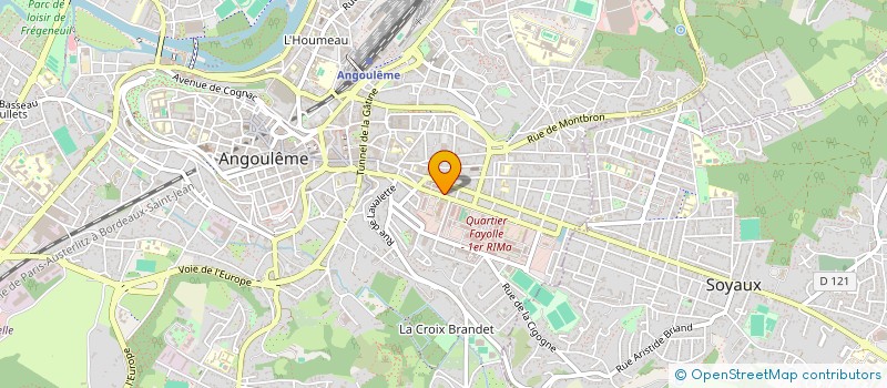 localisation de l'entreprise MONSIEUR JULIEN GALERNE à ANGOULEME