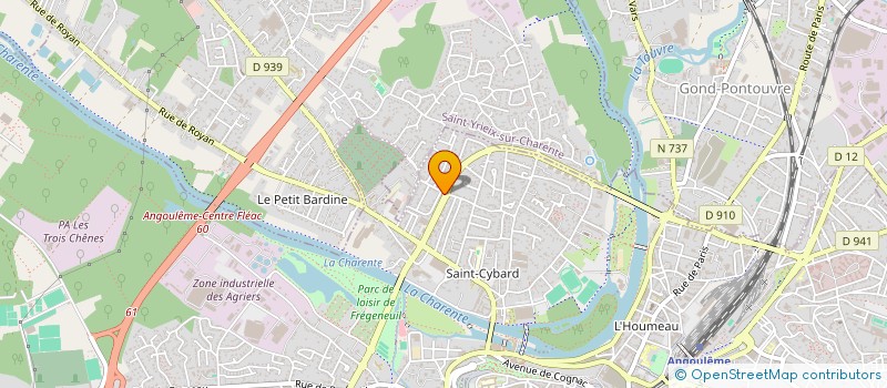 localisation de l'entreprise MONSIEUR JULIEN GALLARDO à ANGOULEME