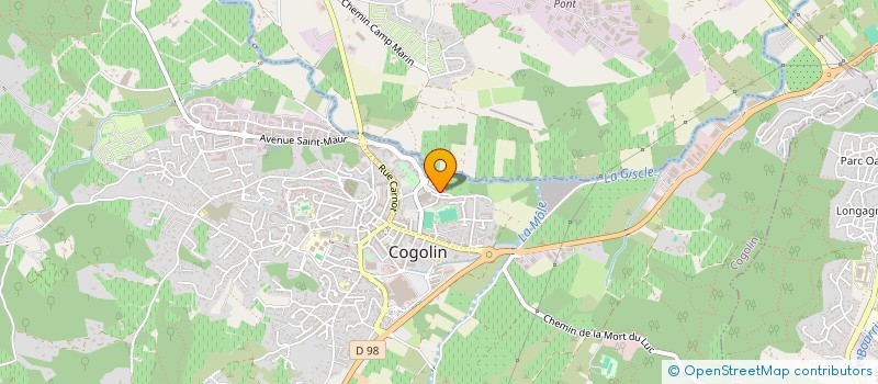 localisation de l'entreprise MONSIEUR JULIEN GALLET à COGOLIN