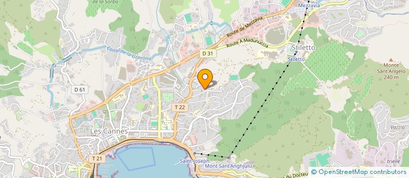 localisation de l'entreprise MONSIEUR JULIEN GALLEYN  AJACCIO