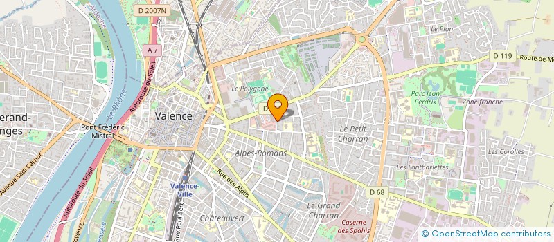 localisation de l'entreprise MONSIEUR JULIEN GAMBA à VALENCE