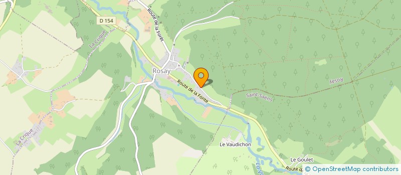 localisation de l'entreprise MONSIEUR JULIEN GAMELIN  ROSAY