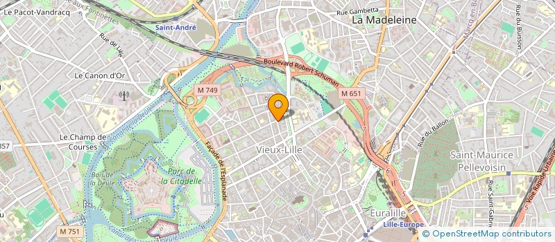 localisation de l'entreprise MONSIEUR JULIEN GANDON à LILLE