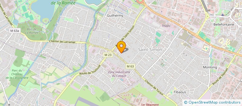 localisation de l'entreprise MONSIEUR JULIEN GANTE  TOULOUSE