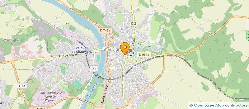 localisation de l'entreprise MONSIEUR JULIEN GANTHEIL  CHAUVIGNY