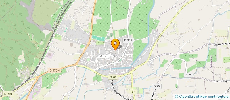 localisation de l'entreprise MONSIEUR JULIEN GARAY  GRAVESON