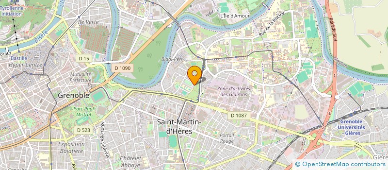 localisation de l'entreprise MONSIEUR JULIEN GARCIA  SAINT-MARTIN-D'HERES