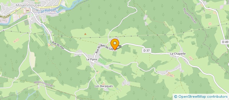 localisation de l'entreprise MONSIEUR JULIEN GARDONI  MOYENMOUTIER