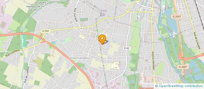 localisation de l'entreprise MONSIEUR JULIEN GARNIER à VILLEMANDEUR