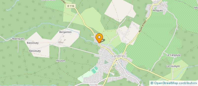 localisation de l'entreprise MONSIEUR JULIEN GARNIER  LANDIRAS