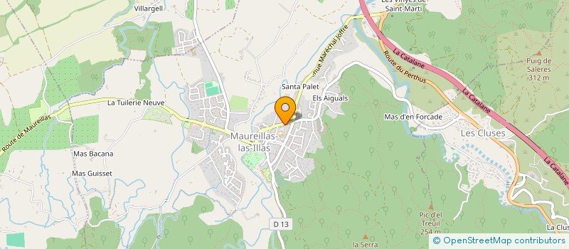 localisation de l'entreprise MONSIEUR JULIEN GARRABE  MAUREILLAS-LAS-ILLAS