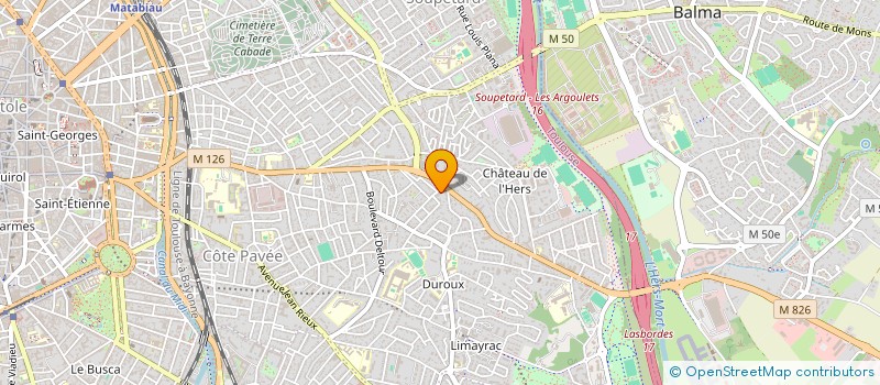 localisation de l'entreprise MONSIEUR JULIEN GARRIGUES  TOULOUSE