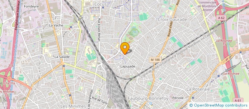 localisation de l'entreprise MONSIEUR JULIEN GASC  TOULOUSE