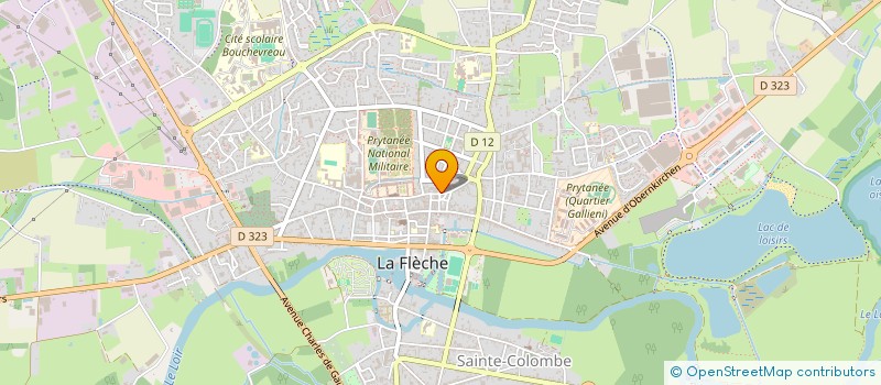 localisation de l'entreprise MONSIEUR JULIEN GASNOT  LA FLECHE