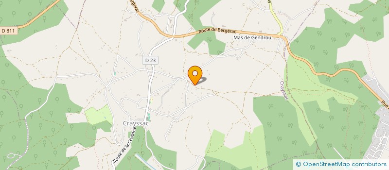localisation de l'entreprise MONSIEUR JULIEN GASSMANN  CRAYSSAC