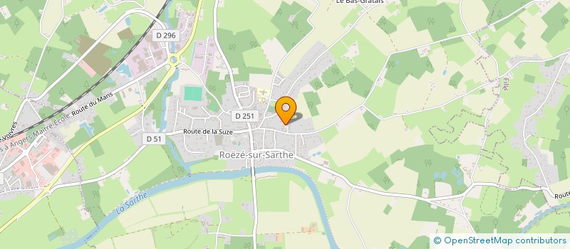 localisation de l'entreprise MONSIEUR JULIEN GASTEAU à ROEZE-SUR-SARTHE
