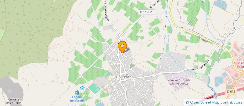 localisation de l'entreprise MONSIEUR JULIEN GATTO  POUSSAN