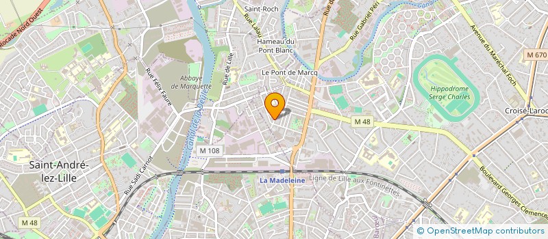 localisation de l'entreprise MONSIEUR JULIEN GAUDFROY à MARCQ-EN-BARŒUL