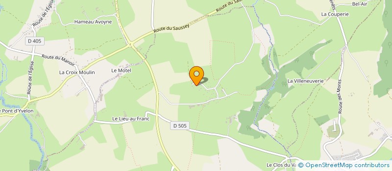 localisation de l'entreprise MONSIEUR JULIEN GAUDIN  TEURTHEVILLE-HAGUE