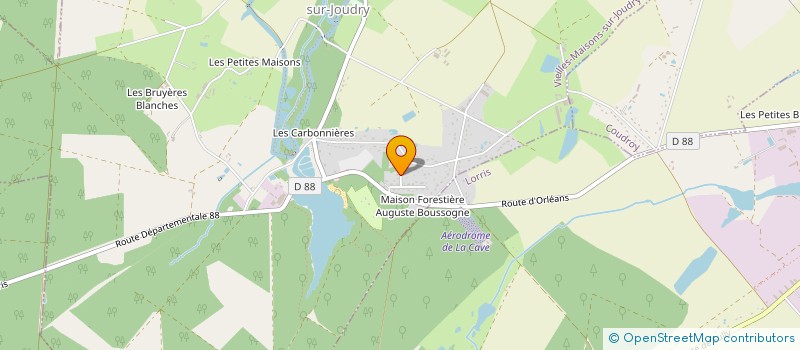 localisation de l'entreprise MONSIEUR JULIEN GAUDIN  VIEILLES-MAISONS-SUR-JOUDRY