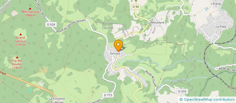 localisation de l'entreprise MONSIEUR JULIEN GAUDIN-PINOT  ORCINES