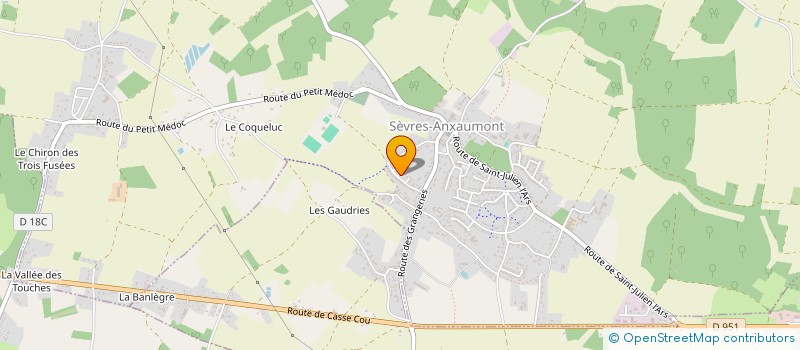 localisation de l'entreprise MONSIEUR JULIEN GAULTIER à SEVRES-ANXAUMONT