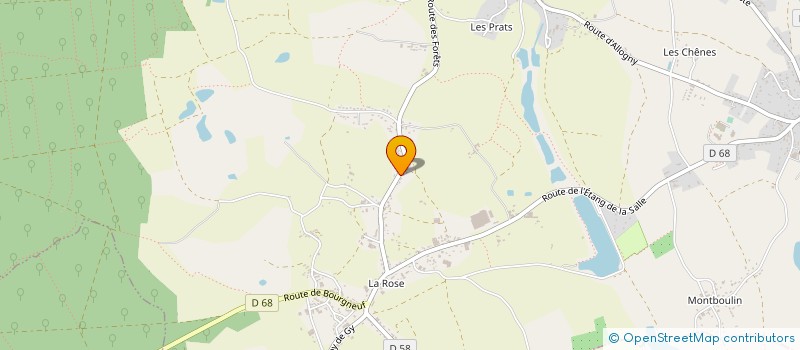 localisation de l'entreprise MONSIEUR JULIEN GAURIAT  SAINT-MARTIN-D'AUXIGNY