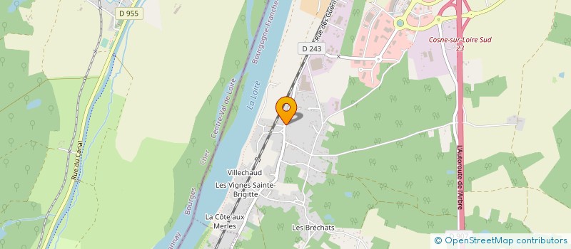localisation de l'entreprise MONSIEUR JULIEN GAURY à COSNE-COURS-SUR-LOIRE