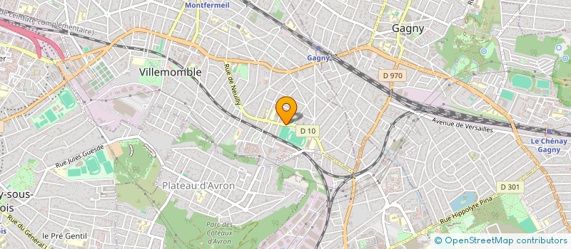 localisation de l'entreprise MONSIEUR JULIEN GAUSSOT  VILLEMOMBLE