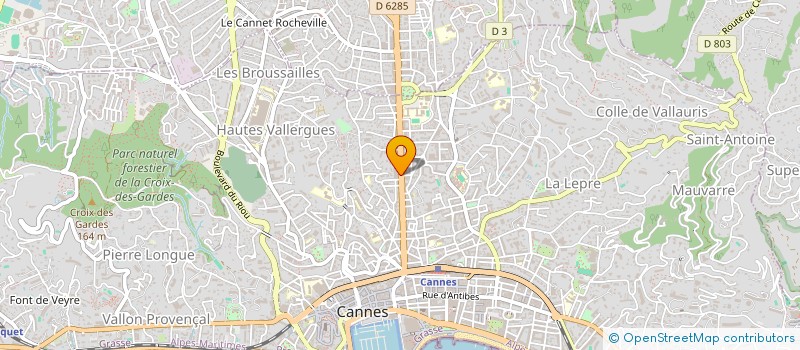 localisation de l'entreprise MONSIEUR JULIEN GAUTHIER  CANNES